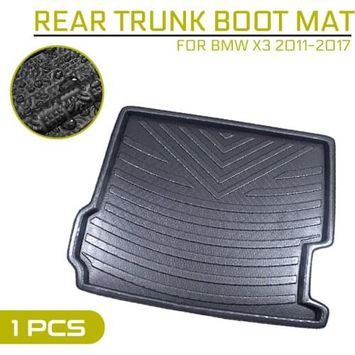 For BMW X3 2011 2012 2013 2014 2015 2016 2017 Car Floor Mat Carpet Rear Trunk Anti-mud Cover