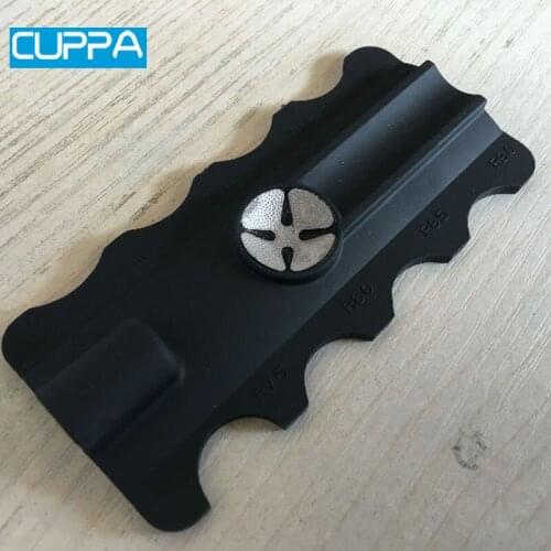 New Cuppa 2 Pcs/lot Black Colors Billiard Cue Stick Tip Prick Tool Shaper Scuffer Cue Stick Billiards Accessories China