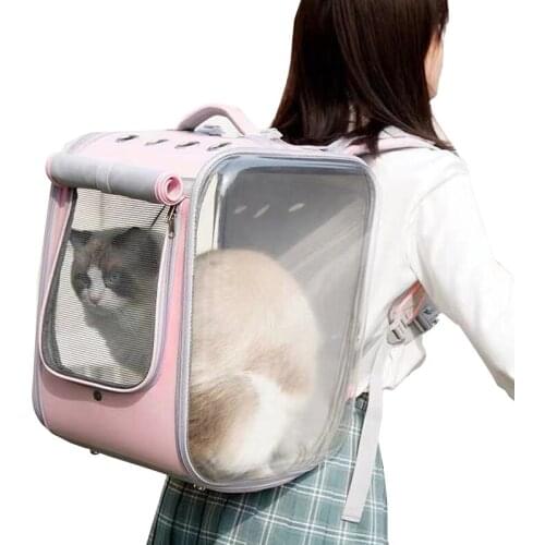 Pet Dog Carrier Backpack Breathable Dog Travel Outdoor Shoulder Bag For Small Pets Portable Packaging Carrying Pet Supplies