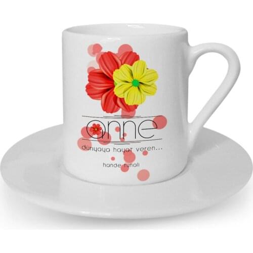 Personalized Mother Means Turkish coffee Cup-11