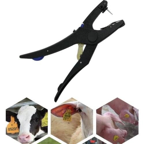 Animal Ear Tag Pliers Metal Ear Thorn Tongs Swine Cow Sheep Rabbit Cattle Ear Mark Pliers Identification Tool
