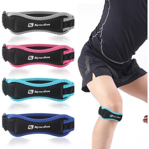Adjustable Knee Patella Tendon Support Strap Band Basketball Volleyball Running Breathable Knee Brace Protector Relief Pain