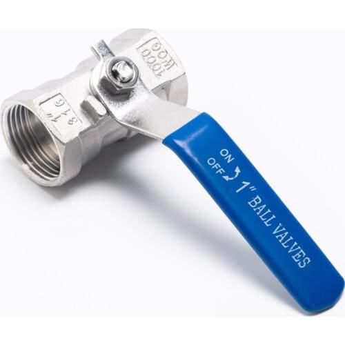 1pc Ball Valve Female Threaded Stainless Steel Ball Valve SS304 BSP 2” Free Shipping