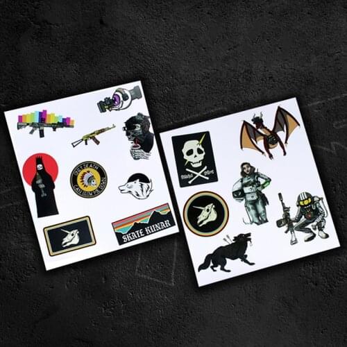 Equipment Company Tactical Sticker Bat Dog Wolf Military Notebook Skateboard Locomotive Cell Phone Styling DIY Decoration