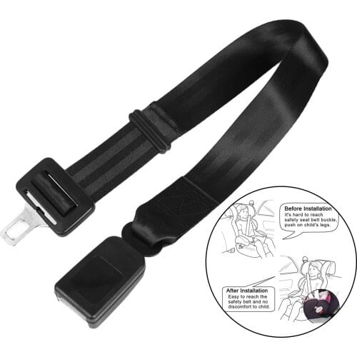 Portable Adjustable Car Seat Belt Buckles Extender 22-35 inch for Baby Seat