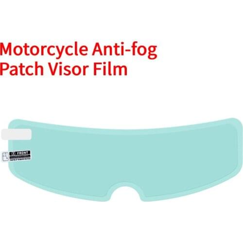 Universal Anti-fog Patch Visor Lens Helmet Lens Anti-fog Film Universal Clear Visor Lens Sticker Motorcycle Accessories