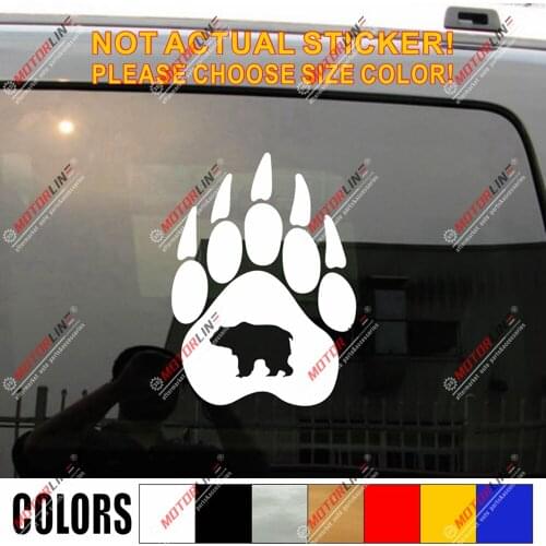Russian Bear Paw Russia Putin Decal Sticker Car Vinyl pick size color