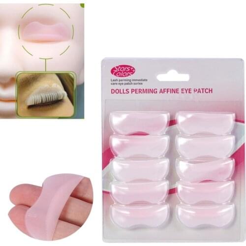 10PCs/Set Silicone Perming Eyelash Pad Lifting 3D Eyelash Curler Curling False Eye Lashes Shield Pad Perming Patch Makeup Tools