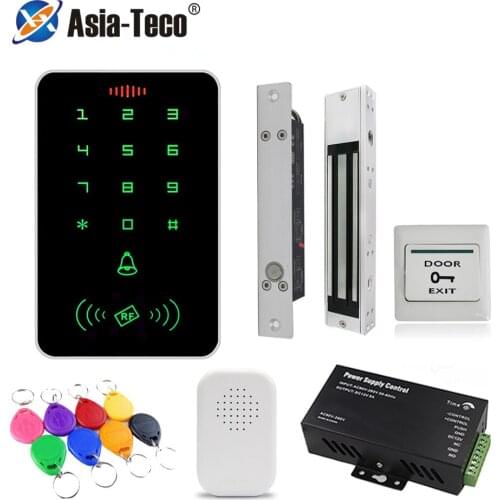 1000 User Backlight Password Keypad Standalone RFID Access Controller Electronic Lock Access Power Access Control System Kit