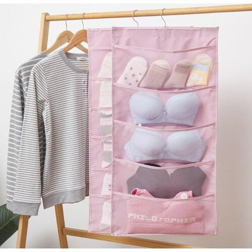 15/30 Pockets Wall Hanging Storage Bags Oxford Meterial Waterproof Pouch Bedroom Wall Hanging Home Bathroom Organizer