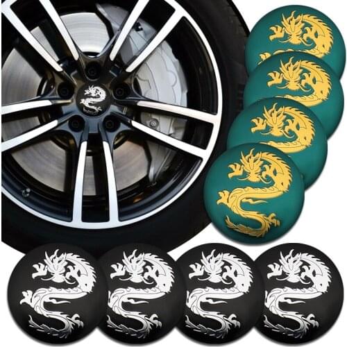 4Pcs ChinaLong Emblem Car Wheel Center Hub Caps Stickers Accessories for Tires Refiting Auto Styling Decoration Goods