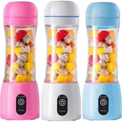 400ml Portable Juicer Electric USB Rechargeable Smoothie Machine Mixer Mini Juice Cup Maker Fast Blenders Food Processor