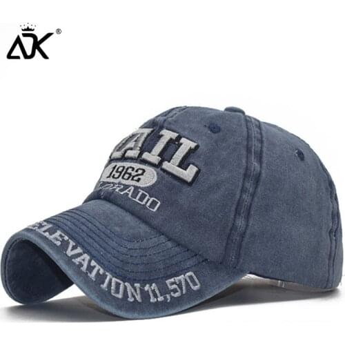 Men Letter Embroidery Baseball Cap Washed Retro Hat For Women Summer Outdoor Cotton Caps Trucker Hat Unisex Baseball Cap