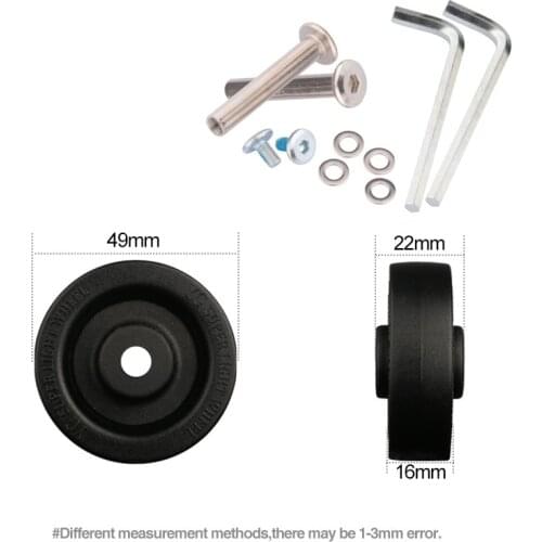 Luggage Wheel Replacement Travel Trolley Case Wheel Wheel Caster Pulley Repair Parts 18 Inch 30 Inch Universal pulley