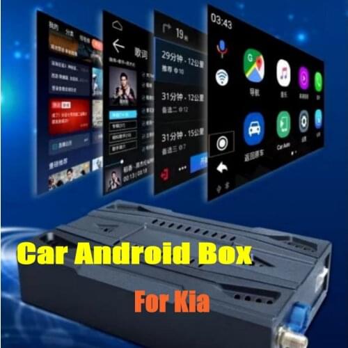 For KIA Optima Hybrid/Sedona/Soul EV/Cadenza/Sorento/Sportage/Forte AUTO DIY Android System Decoder Upgrade Box Car With Carplay