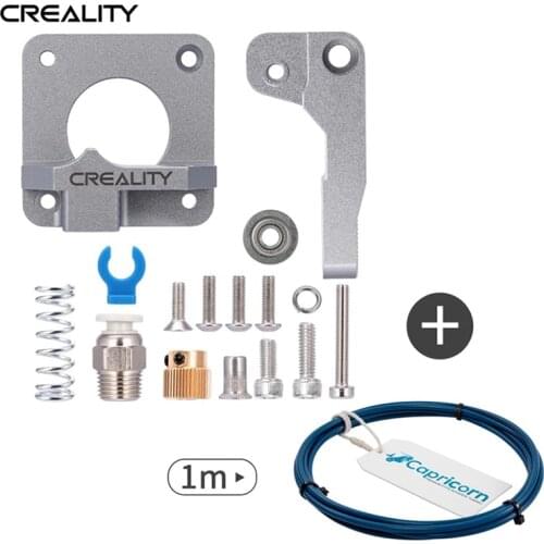 Creality Metal Aluminum MK8 Extruder 1.75mm Filament Extrusion with Capricorn Tubing For Ender 3 Pro/Ender 5/ CR-10 3D Printer
