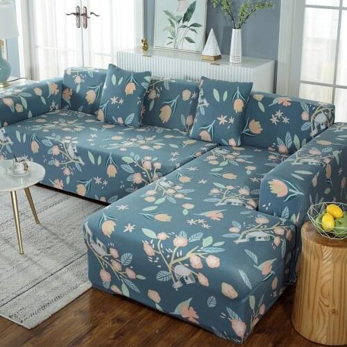 Elastic Sofa Slipcovers Sofa Cover for Living Room Sectional Corner L-shape Chair Protector Couch Cover house de canapé angle