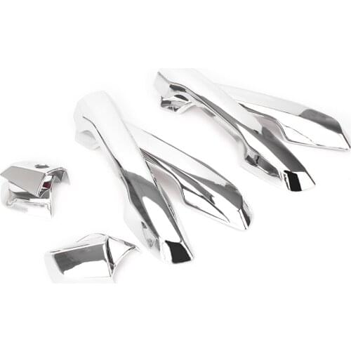 Chrome Car Interior Door Handle Cover Molding Trim For Honda CR-V CRV 2017 2018 WITHOUT smart entry (keyless) system Only