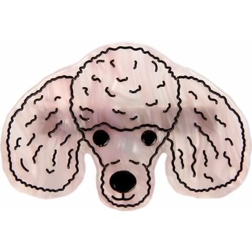 Fashion New Cute Girls Hair Clip Hairpin Headwear For Women Classic Cartoon Dog Acetate Hair Pin Hair Accessories Head Wear