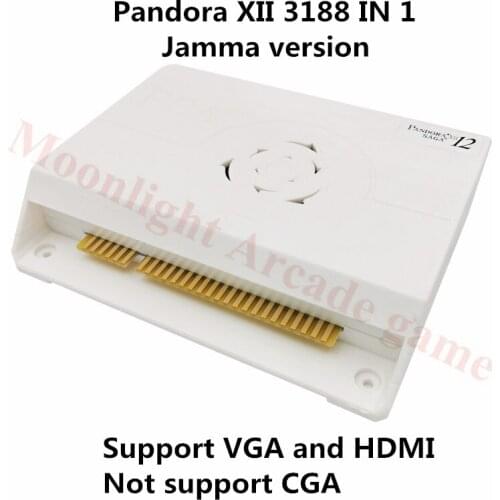Pandora XII Saga 3188 in 1 board 3D Games Box 12 Jamma version Coin operated Arcade Game Video Console Gamepad HD VGA