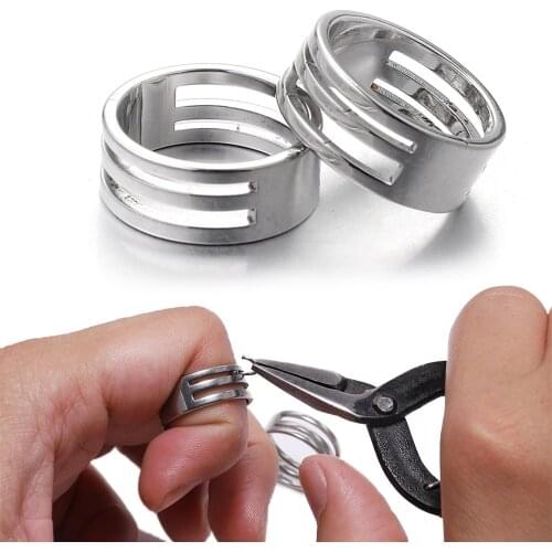 Stainless Steel Jump Ring Opening Closing Finger Jewelry Tools Round Circle Bead Plier for DIY Jewelry Making Tool Supplies
