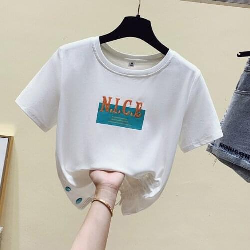 Summer new short Slim short Sleeve T Shirts Women Fashion Tops Casual Woman Folds T Shirts Tops 2021 woman tshirts y2k top