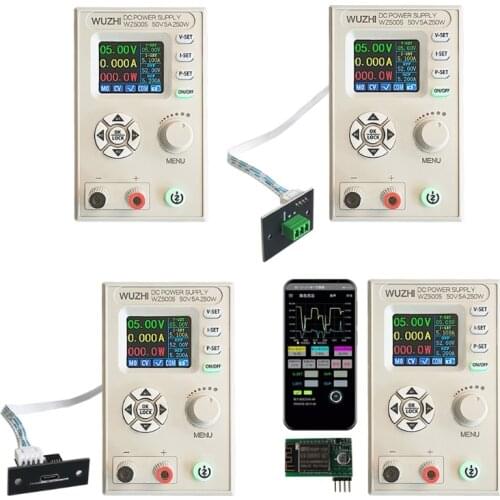 DC DC-Buck Converter CC CV 50V 5A Adjustable Power Supply with USB RS485 WIFI Communication Module 5V 12V 24V