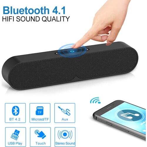 Portable Mini Wireless Bluetooth Speaker Audio Receiver Vibration Megaphone Better Bass Range Repair Fidget Doss Shower