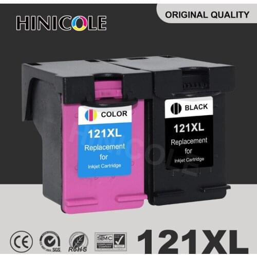 HINICOLE Compatible Ink cartridge for HP121 for HP 121 photosmart C4683 C4783 Deskjet D2563 D1663 5563 F2530 F2545 F2560 Printer