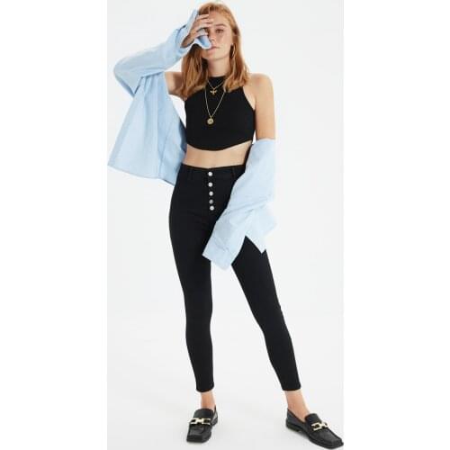TRENDYOLMİLLA Women's Straight Jeans