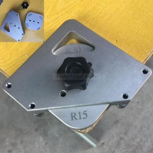 For Trimming Machine Round Corner R Angle Arc Woodworking Radius Chamfer Profile Template Woodworking Router Table Corner Jig