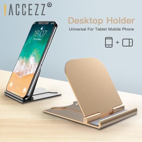 !ACCEZZ Universal Phone Holder Stand For IPhone 11 X Samsung Huawei Smartphone Mobile Phone Cell Desktop Bracket Support Tablet