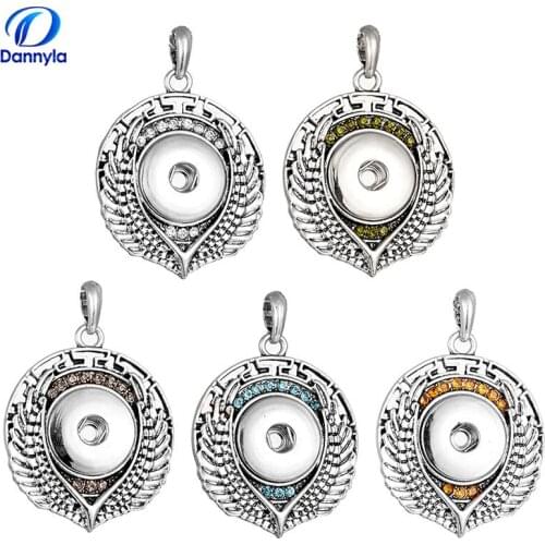 Snap jewelry suppliesrhinestone vintage snap jewelry fit button bracelet necklace jewelry LSNP18
