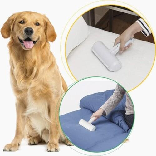 1PC 2-Way Pet Hair Remover Roller Removing Dog Cat Portable Lint Remover Manual Lint Roller Clothes Fuzz Fabric Shaver Remover