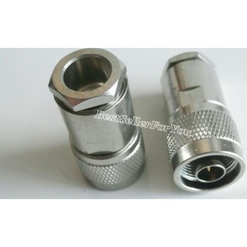 1Pcs N Male Plug Clamp For RG8 RG165 RG213 RG214 LMR400 RF Cable Connector