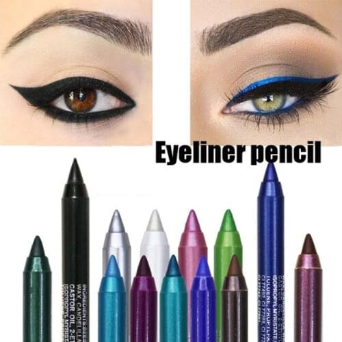 1PC Eyeliner Pen Pearl Shimmer Eye Pen Quick Drying Pigmentation Lasting Waterproof Not Blooming Makeup Pencil Beauty Use TSLM1