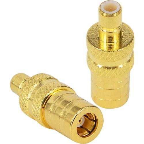 100 Pieces Satellite Radio Antenna Fakra SMB Female to Male Adapter Connector for Sirius XM Audiovox Samsung