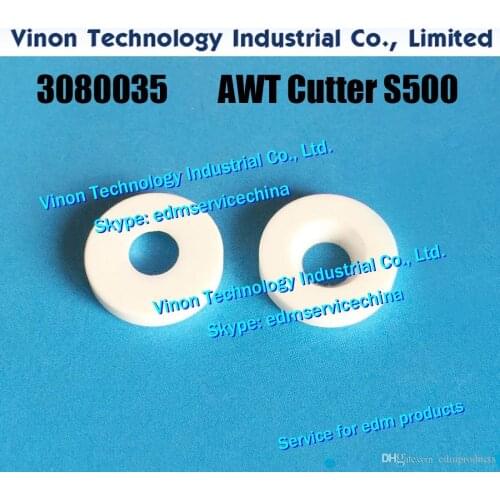 3080035 edm AWT Cutter Ø10.9xØ4x2tmm Upper (Ceramic type) for Sodic k JL,G,EPOC,AW,BF,PGW,AP,A,AQ. W400135D, 3080689