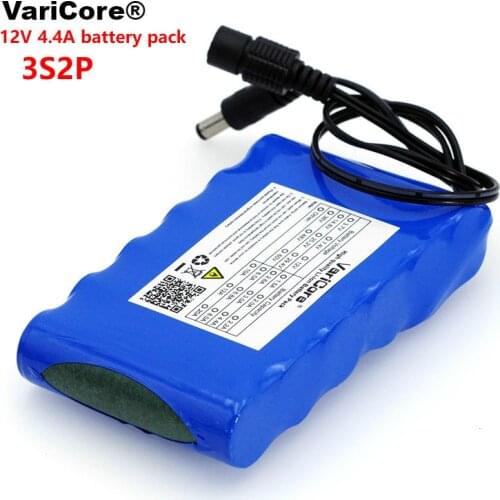 12 v 4.4 Ah 4400mAh 18650 Rechargeable batteries 12V Li-Ion Battery pack Protection Board CCTV Monitor battery