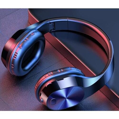 T5 Bluetooth Headphone Stereo Over Ear Foldable with Cosy Earpads for Home