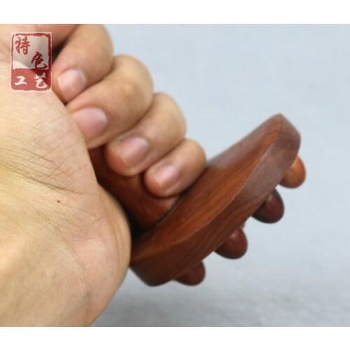 Wood Color Vietnam Rosewood/Fragrant Wood Back Massage Tool Body Massager Gua Sha Scrape Therapy Promote Blood Circulation Healt