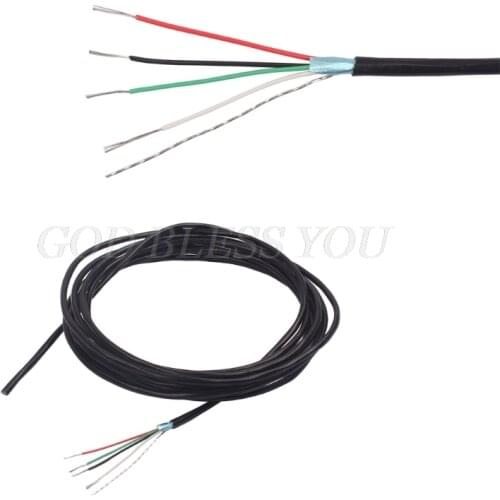 Guitar Shielded Wire Accessories 4 Conductor Shielded Pickup Wire 3m Guitar Pickup Cable 24 AWG Guitars Parts Drop Shipping