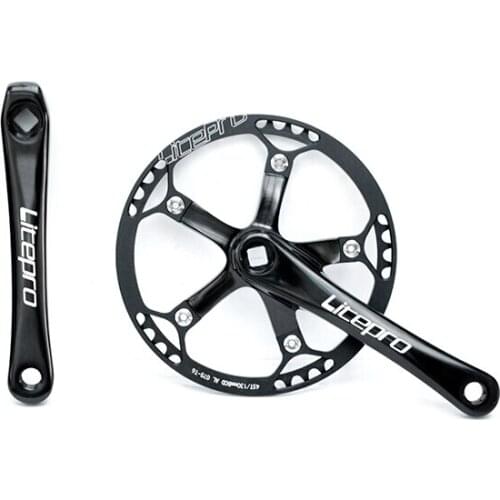 Litepro 45t 47t bike bicycle crankset BMX crankset for BYA412 folding bike BMX parts