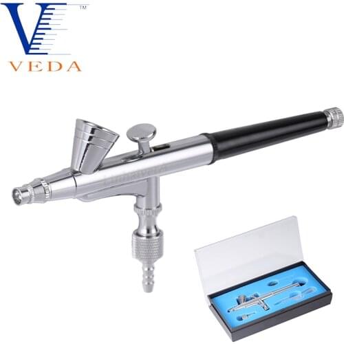 Multi-Purpose Dual-Action Gravity Feed Mini Airbrush Sets 0.3mm Needle Spray Gun Air brush For Makeup Nail Temporary Tattoo