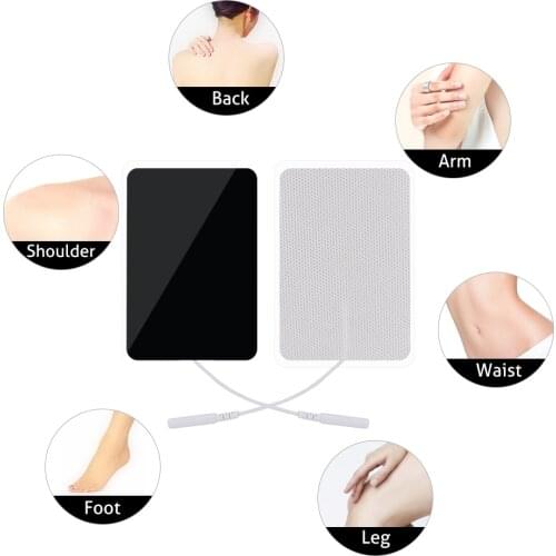 Batch 5*9 Non-woven Adhesive Medical Electrode Reusable Conductive Gel Paste Patch Electrode Pad For TENS EMS Electronic Therapy