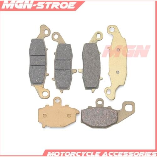 Motorcycle Front Rear Brake Pads for CF650NK CF650TR 2010-2011-2012-2013 ER6N ER6F 2006-2016 KLE650 2007-2014 Z750 2005-2006
