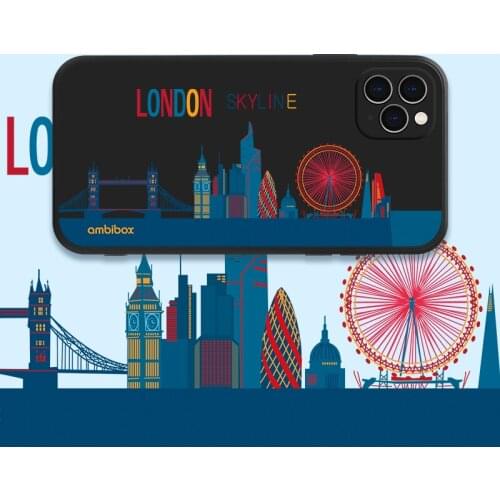 Luxury TPU City Landscapes Phone Case For iPhone 11 Pro X XR XS Max 7 8 6 6s Plus SE 2020 12 Pro Max Back Cover Fundas