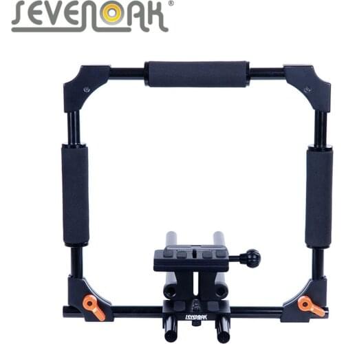 Sevenoak SK-C01 15mm Rod PRO Camera Cage SteadyCam System for Canon 5D 5D Mark II Nikon DSLR Cameras Camcorders