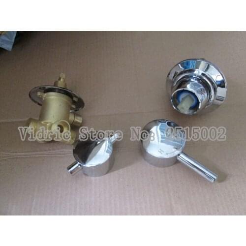 Shower room mixing valve bathtub faucet water separator, Customized 2/3/4/5 gears screw thread/intubation style split valve tap