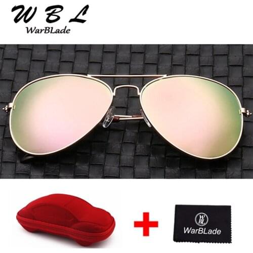 WarBLade 2019 New Trendy Men Pilot Sunglasses Unisex Retro Classic Sun Glasses Female Gradient 400UV Shades